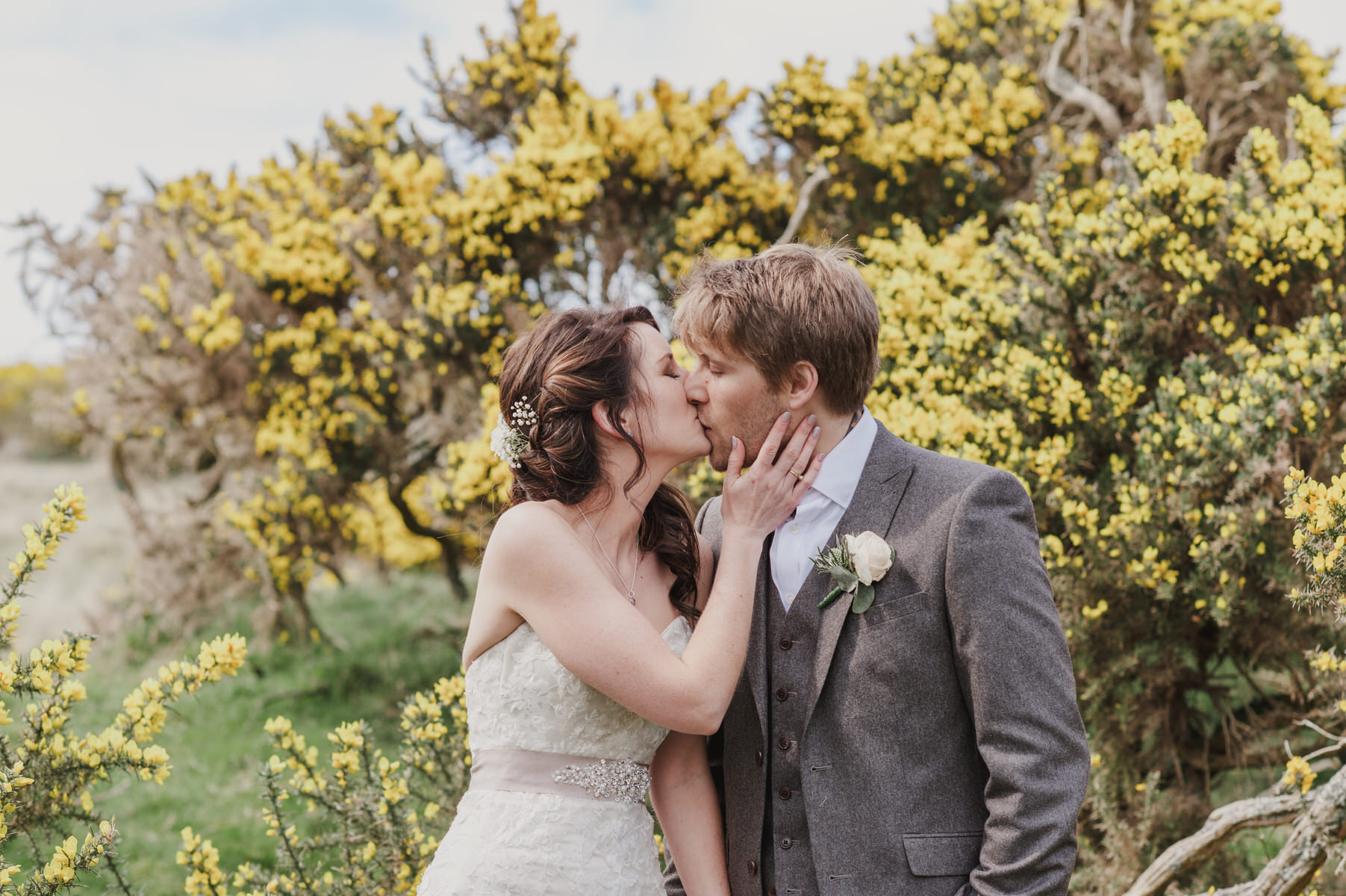 bride and groom portraits